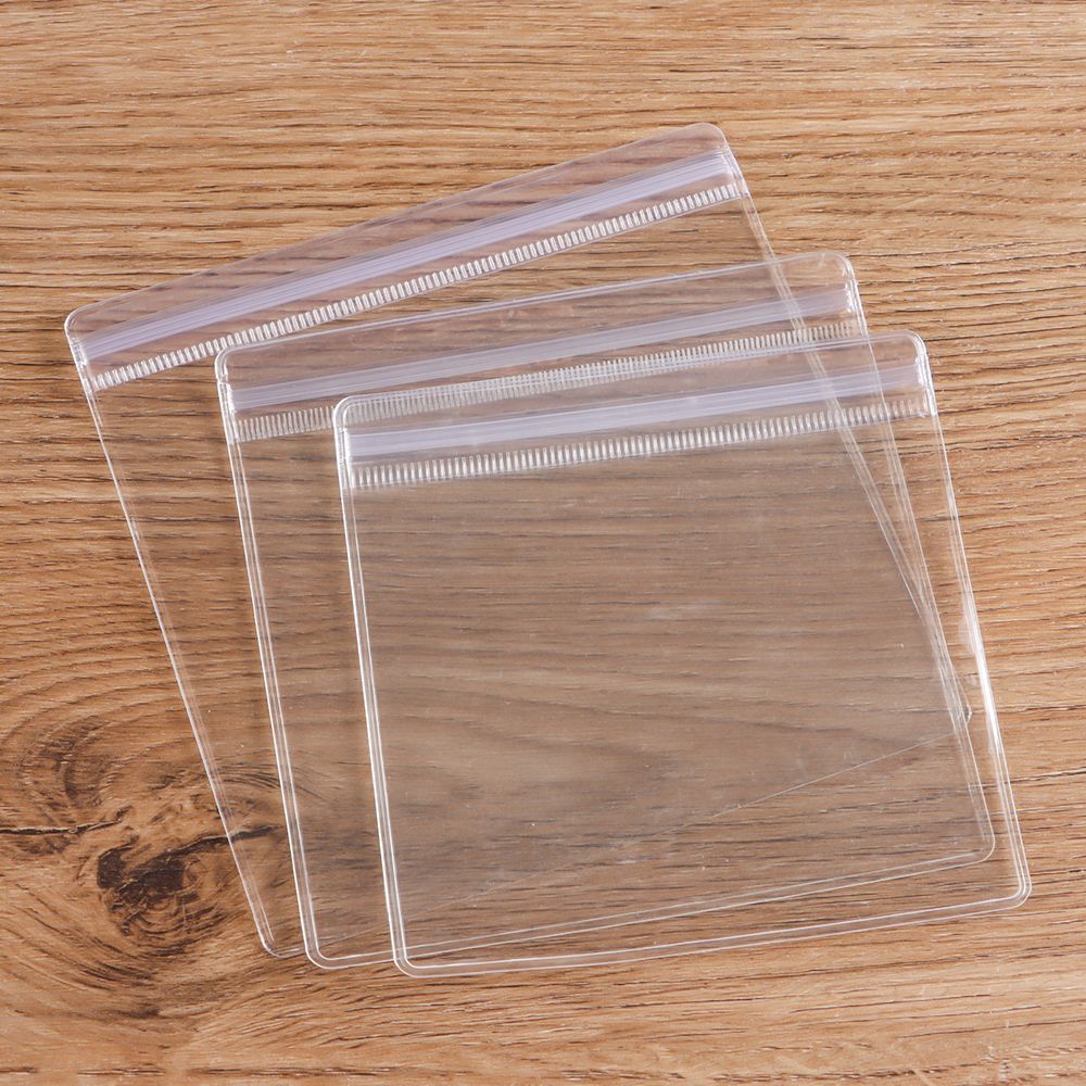 Reusable Zip Bag - 100 Adet PVC Plastik Kendinden Kapatmalı