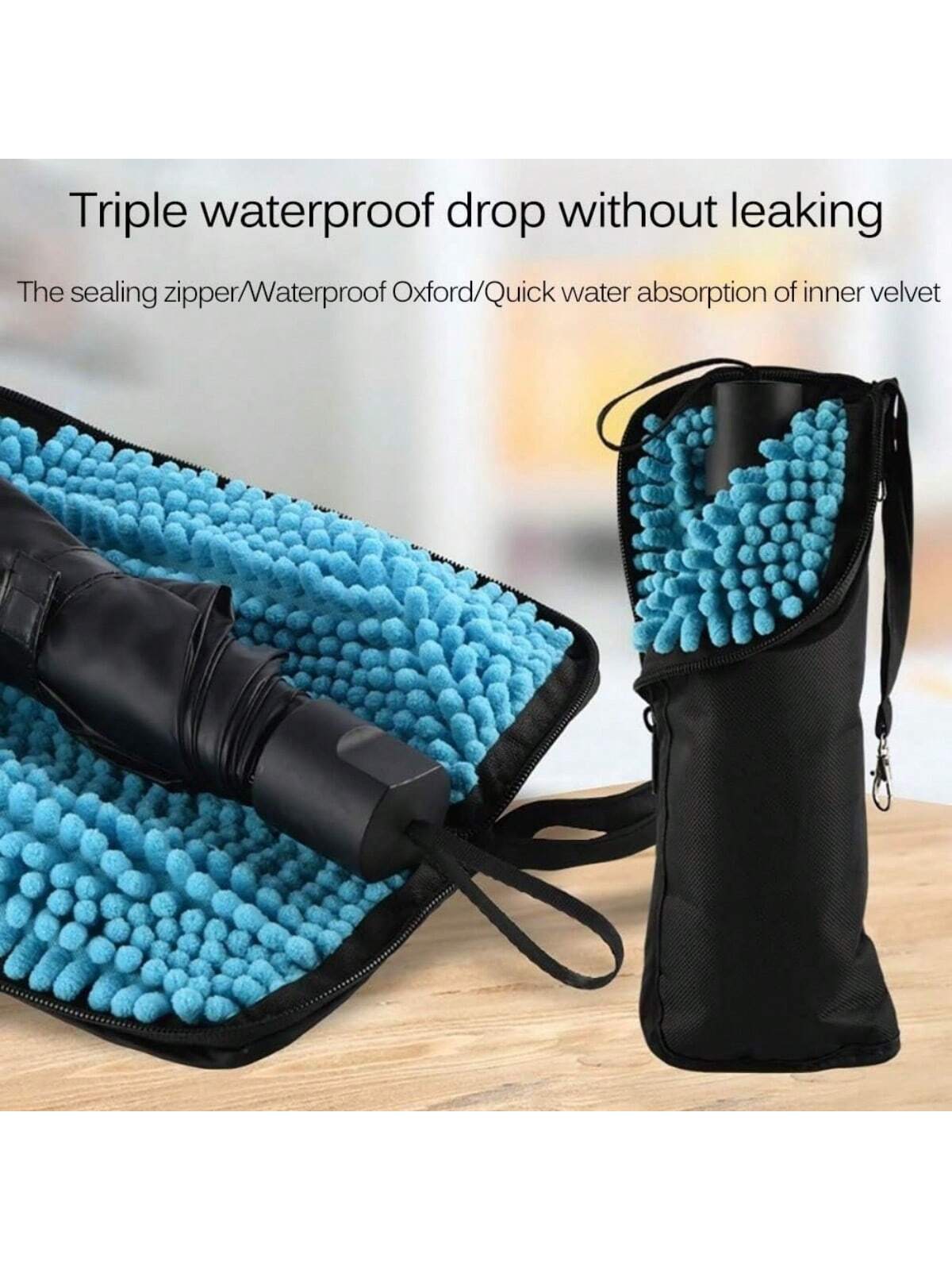 Travel Umbrella Compact - 1PC 12x34cm Taşınabilir Çabuk Kuruyan Su