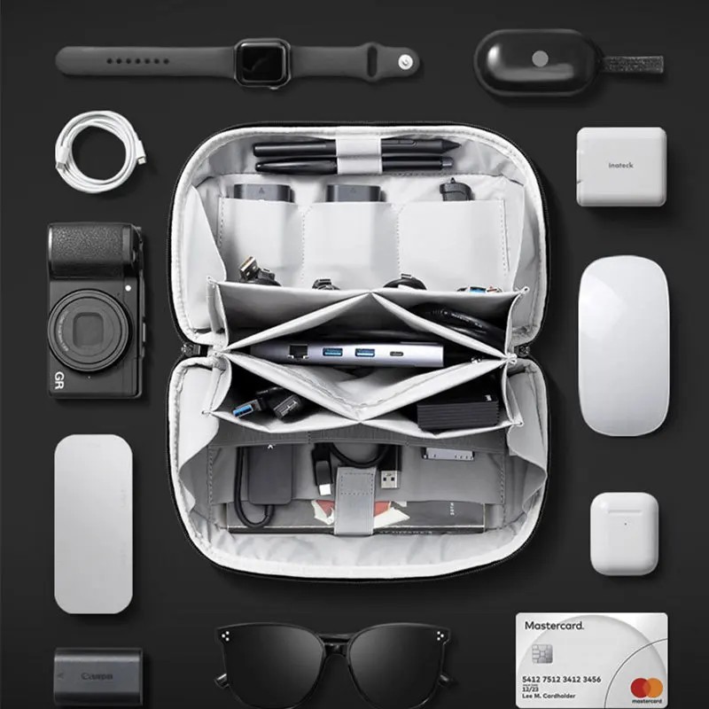 Travel Accessories - Çok Fonksiyonlu Dijital Aksesuar Çantası, Geliştirilmiş