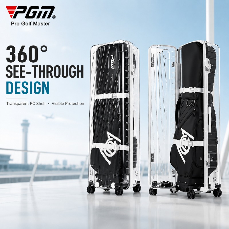 Toiletry Bag Tsa - Şeffaf Golf Seyahat Çantası Sert Kabuklu