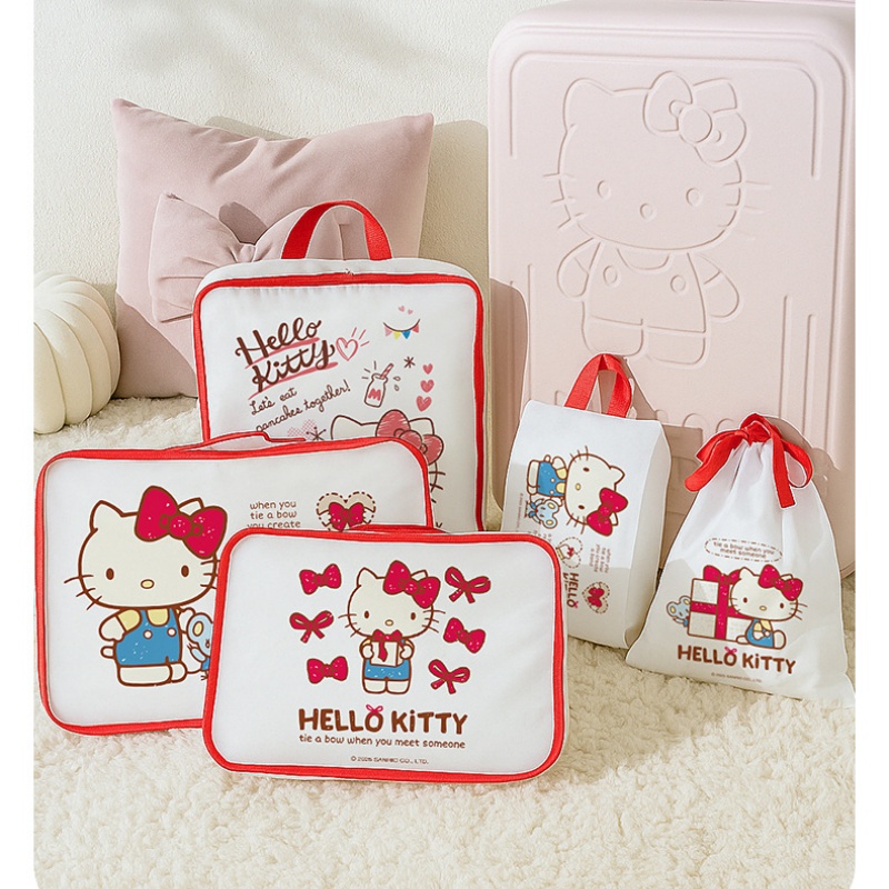 Travel Accessories Gift Set - Hello Kitty Saklama Çantası Sevimli Karikatür