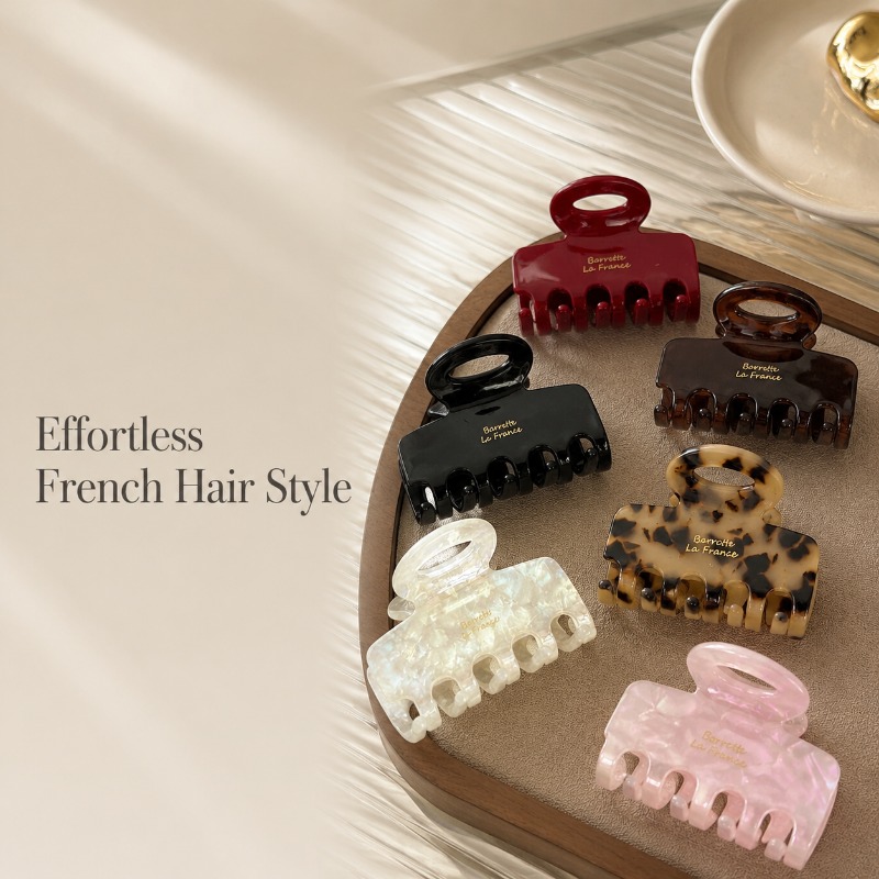 Travel Hair Accessories - Fransız Orta Boy Saç Tokası Güçlü