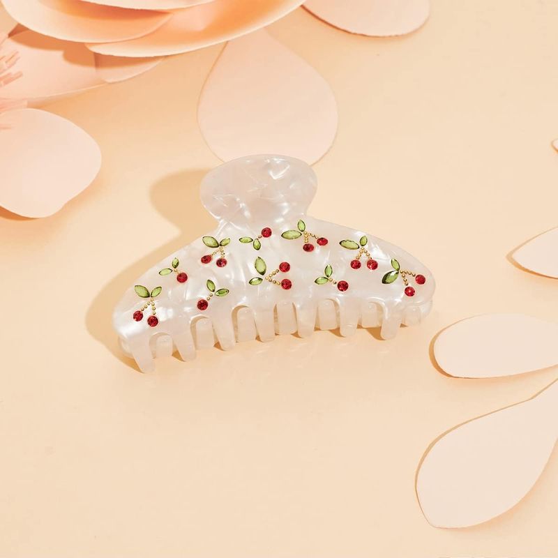 Travel Hair Accessories - 1 adet kiraz saç tokası, yapay