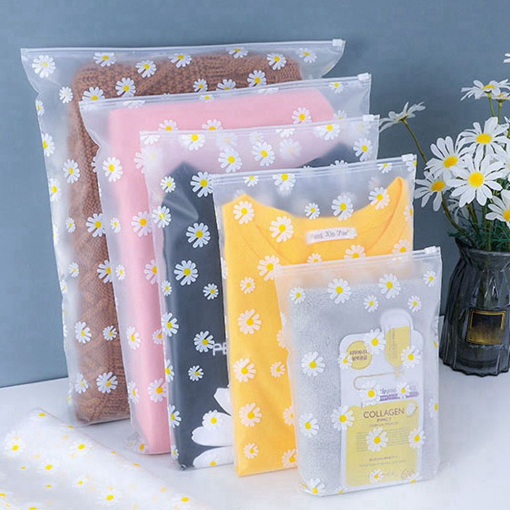 Reusable Zip Bag - 1 adet taşınabilir seyahat makyaj depolama