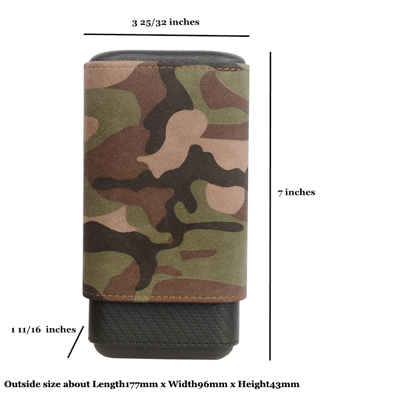 Travel Accessories Best - Süper büyük puro kılıfı kamuflaj puro