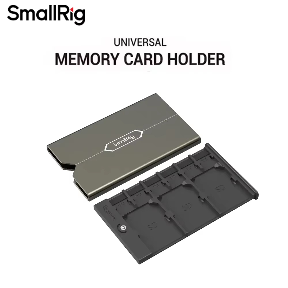 Sim Card Holder Case - SmallRig 2832 Alüminyum SD Hafıza Kartı