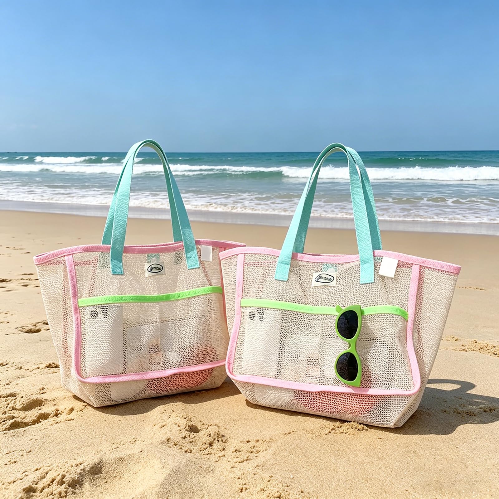 Travel Accessories - Kadınlar için Plaj Çantaları Renkli Katlanabilir