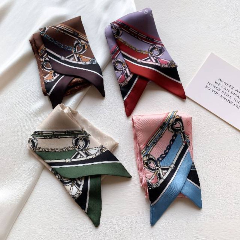 Travel Hair Accessories - Yeni varış uzun ipek şerit eşarp