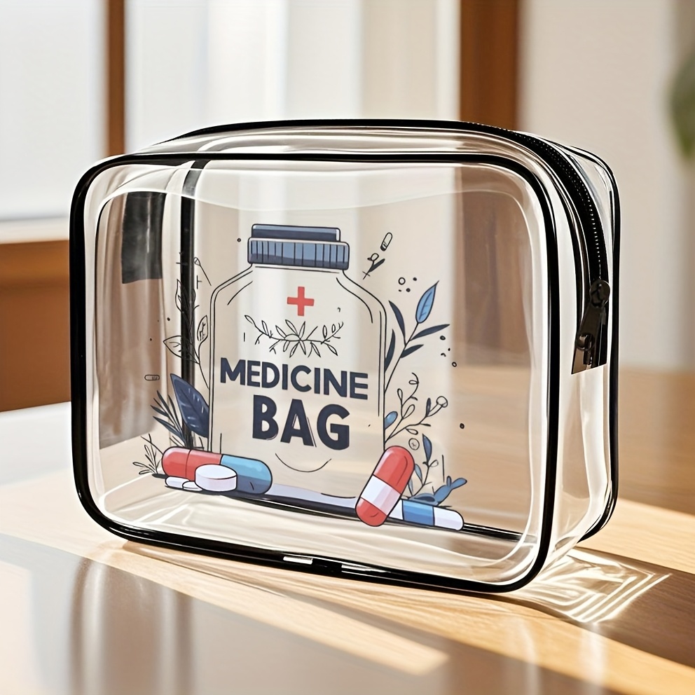 Toiletry Bag Tsa - 1 adet Şeffaf Makyaj Çantası Şeffaf