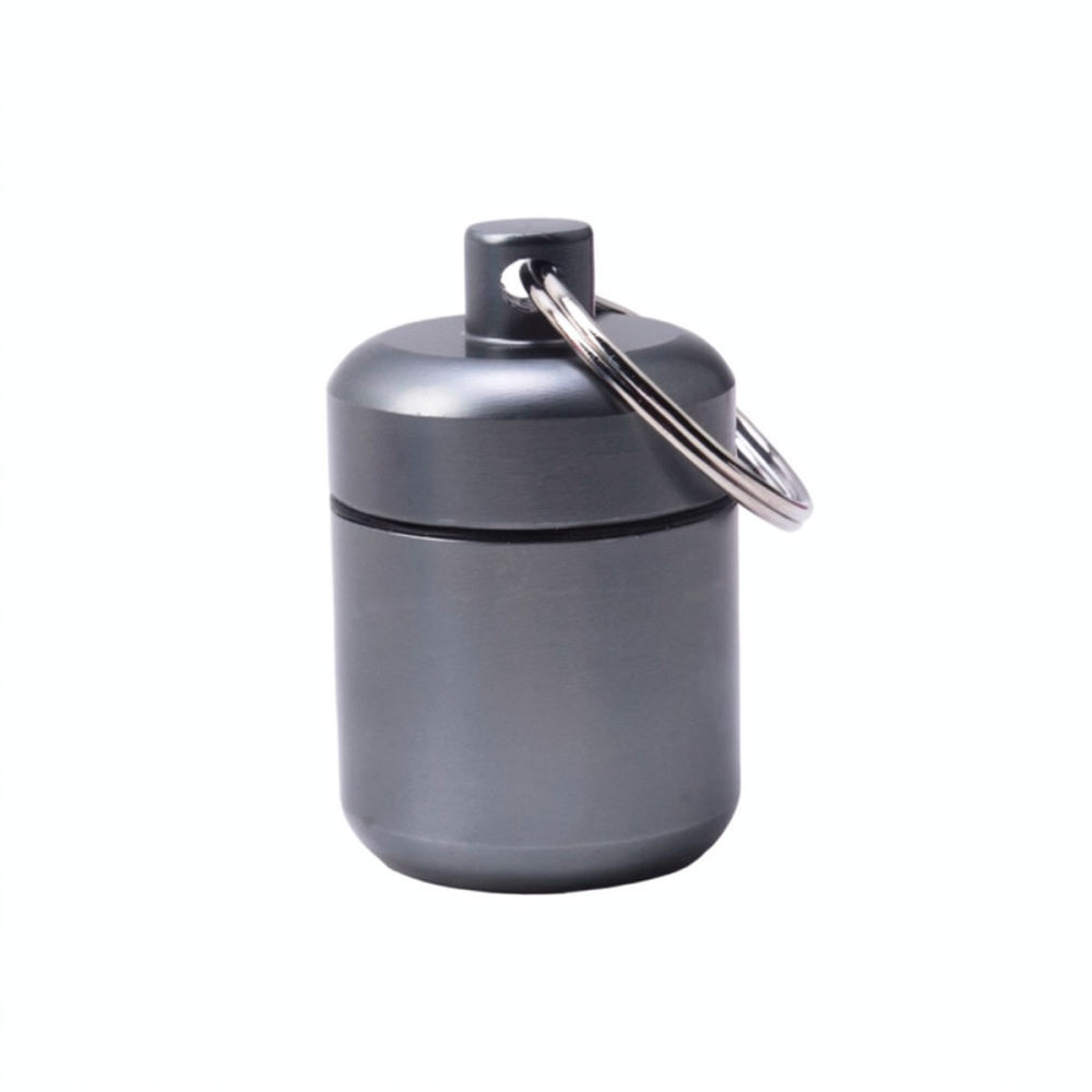 Travel Accessories - Taşınabilir Alüminyum Alaşımlı Kap, Metal Anahtarlık,