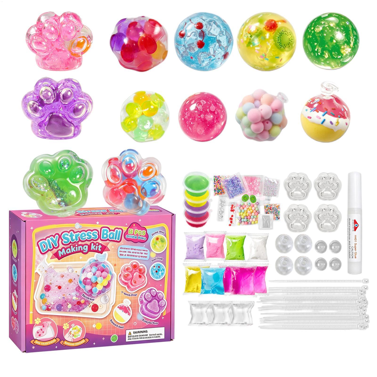 Travel Accessories Kids - Stres Topu Seti, Eğlenceli Sıkma Oyuncak,
