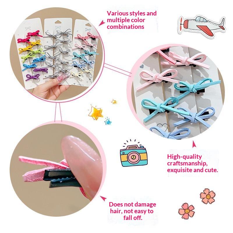 10 Adet Şık Fiyonklu Saç Tokas - Travel Accessories For Toddlers incelemesi ve fiyatı