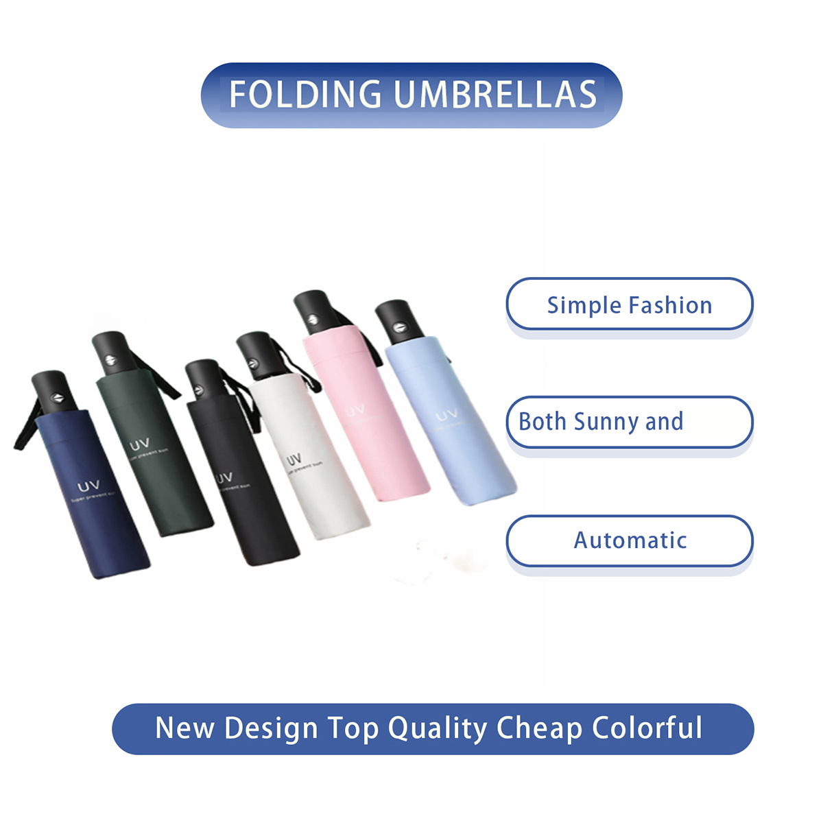 8 Telli Otomatik Yüksek Kalite - Travel Umbrella Compact incelemesi ve fiyatı