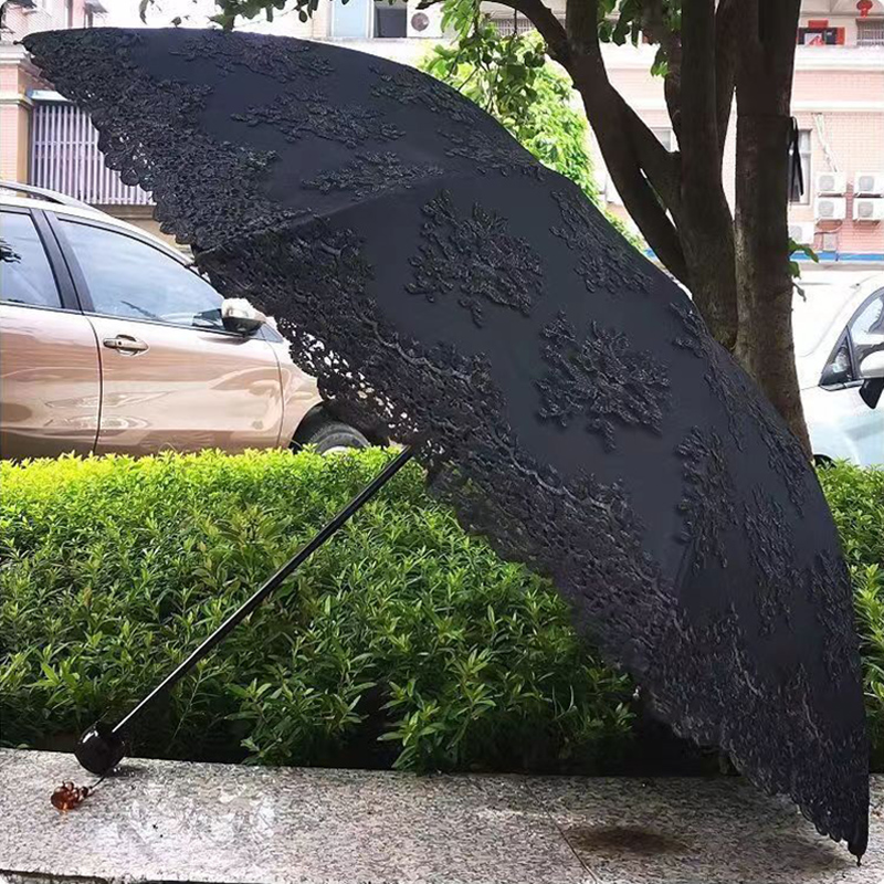 2 3 Kat Lüks Kadın Dantel Şems - Travel Umbrella Compact incelemesi ve fiyatı
