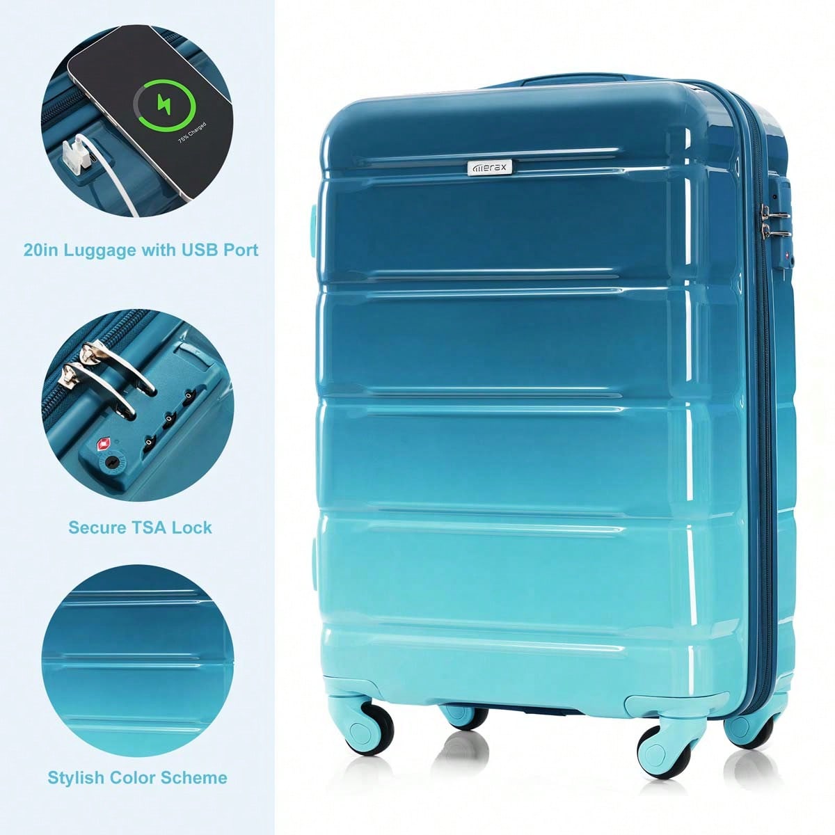 MERAX 3 Parçalı Valiz Seti - 2 - Toiletry Bag Tsa incelemesi ve fiyatı