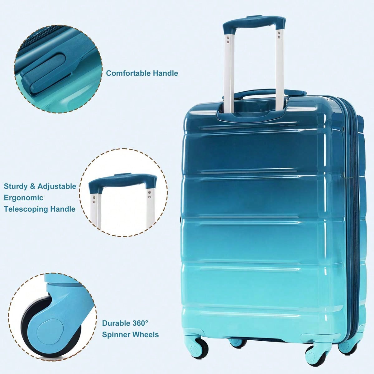 MERAX 3 Parçalı Valiz Seti - 2 - Toiletry Bag Tsa incelemesi ve fiyatı