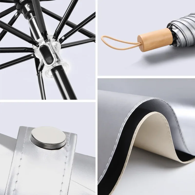 Titanyum Gümüş Kompakt Şemsiye - Travel Umbrella Compact incelemesi ve fiyatı