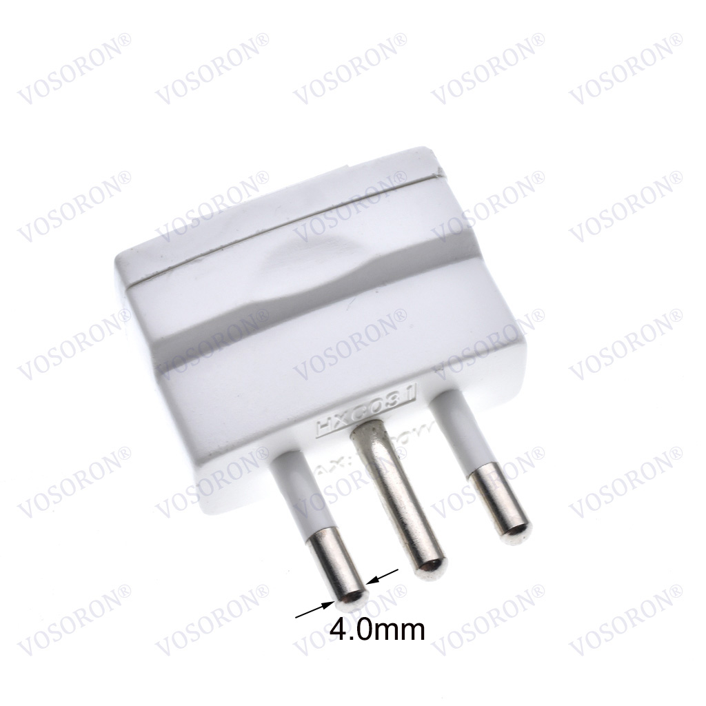 Avrupa 2 pin AB 4.0mm İtalya m - Travel Accessories Best incelemesi ve fiyatı