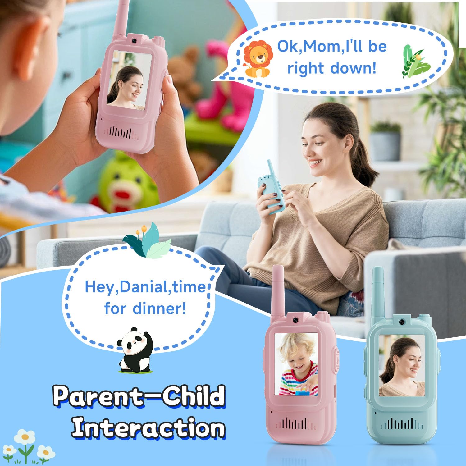2 adet Video Walkie Talkies ço - Travel Accessories For Toddlers incelemesi ve fiyatı