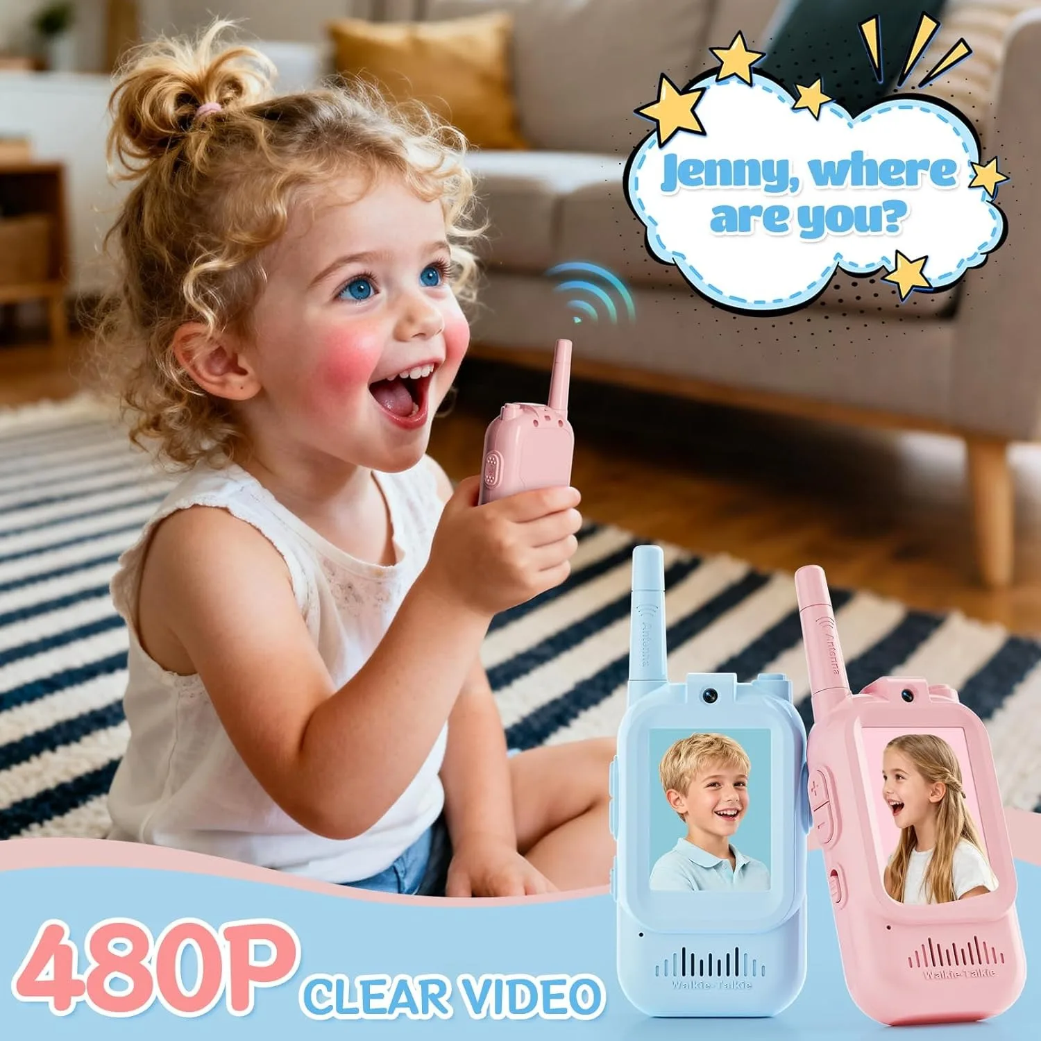 2 adet Video Walkie Talkies ço - Travel Accessories For Toddlers incelemesi ve fiyatı
