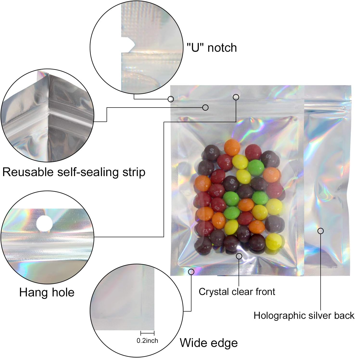 50/10 adet lazer sızdırmazlık  - Reusable Zip Bag incelemesi ve fiyatı