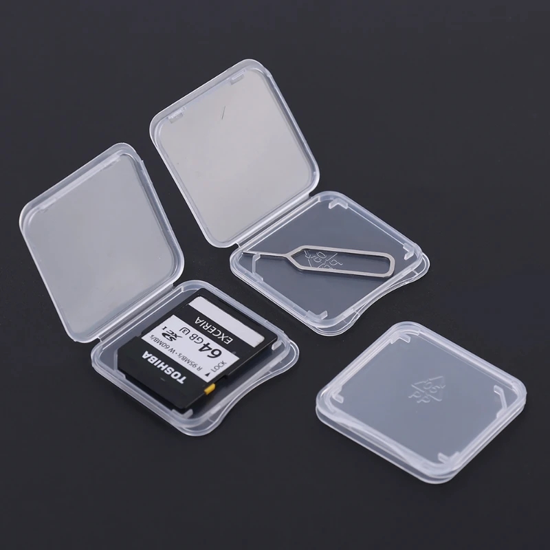 20/10/5/1 adet şeffaf TF/SD ha - Sim Card Holder Case incelemesi ve fiyatı