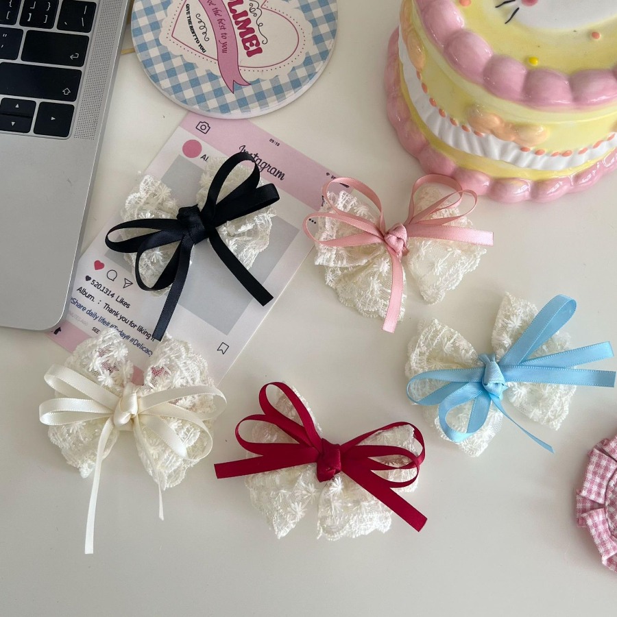 2 adet/takım sevimli dantel ya - Travel Accessories Kids incelemesi ve fiyatı