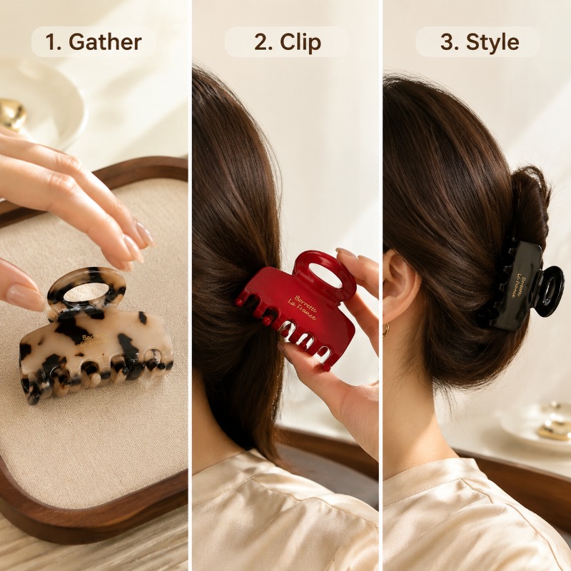 Fransız Orta Boy Saç Tokası Gü - Travel Hair Accessories incelemesi ve fiyatı