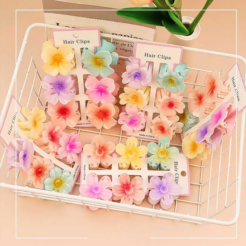 6 adet moda renkli şeffaf çiçe - Travel Hair Accessories incelemesi ve fiyatı