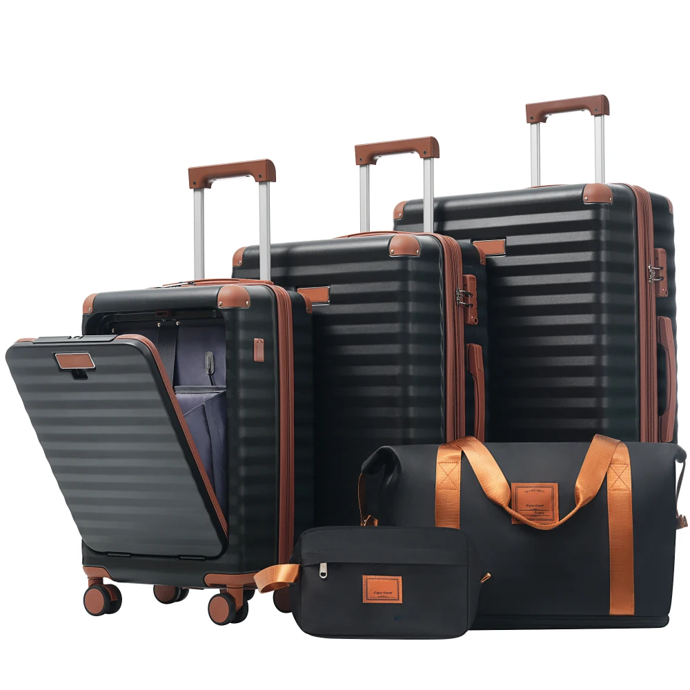 5 Parçalı Ön Açılır Valiz Seti - Toiletry Bag Tsa incelemesi ve fiyatı