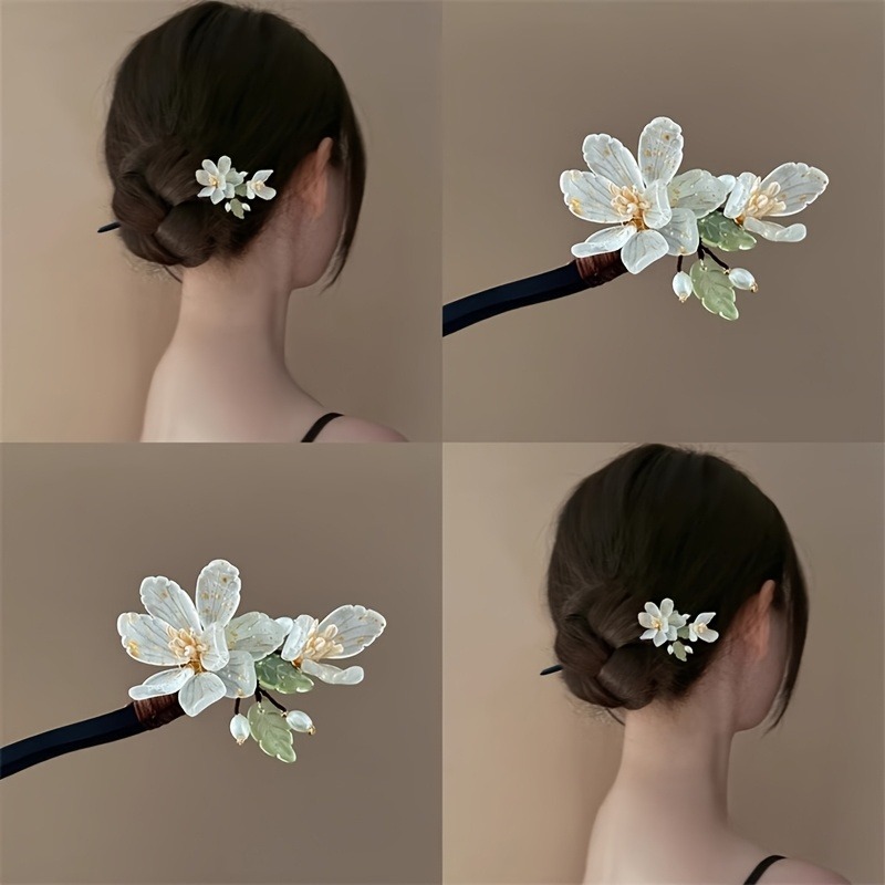 1 adet yeni çin manolya çiçek  - Travel Hair Accessories incelemesi ve fiyatı