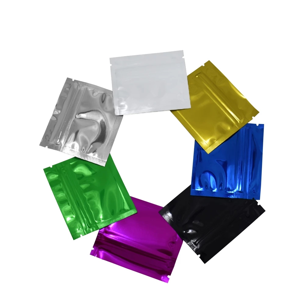 100 adet renkli parlak alüminy - Reusable Zip Bag incelemesi ve fiyatı