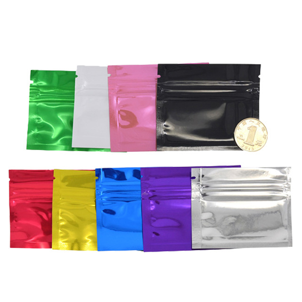 100 adet renkli parlak alüminy - Reusable Zip Bag incelemesi ve fiyatı