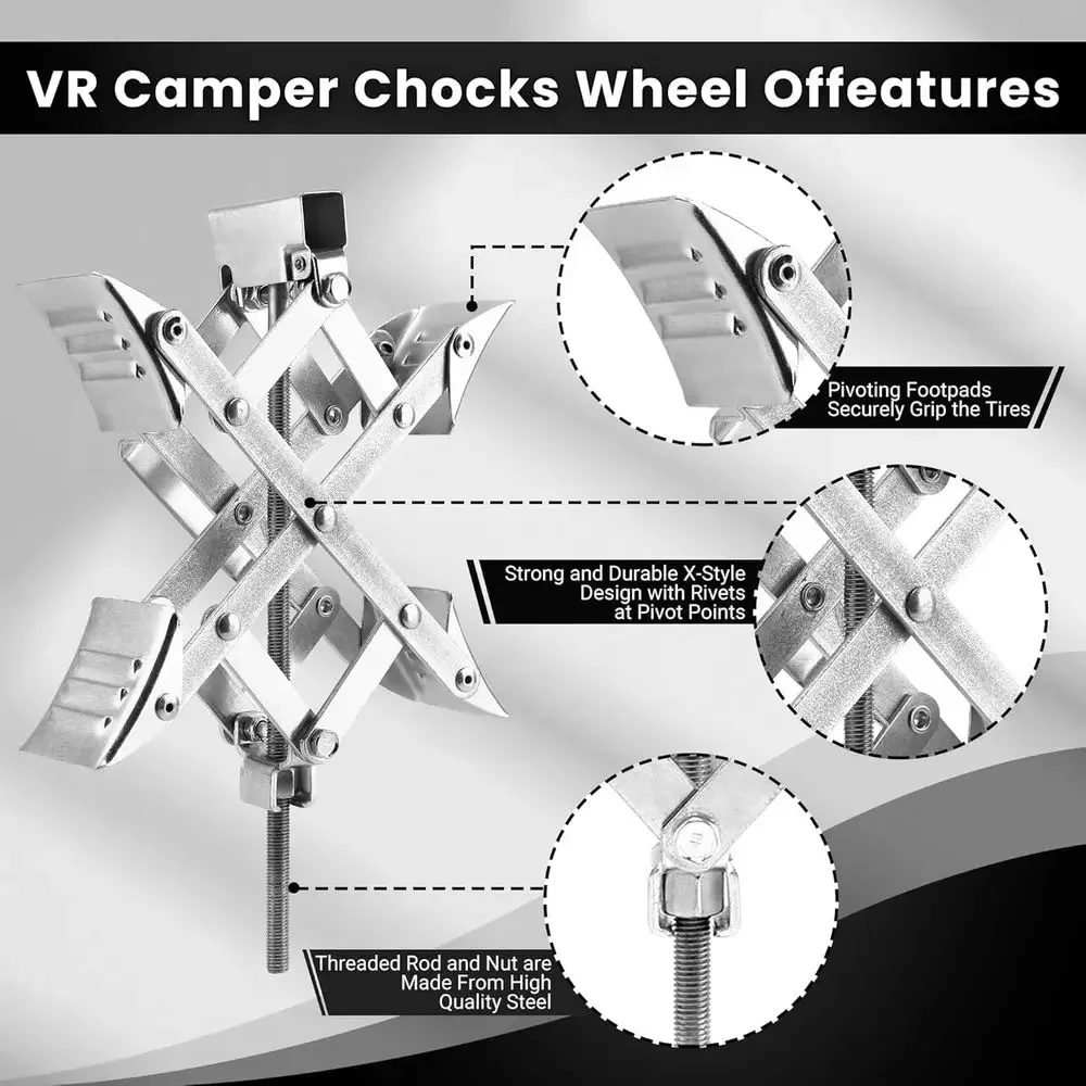 X Şekilli RV Tekerlek Takozu 3 - Travel Accessories incelemesi ve fiyatı