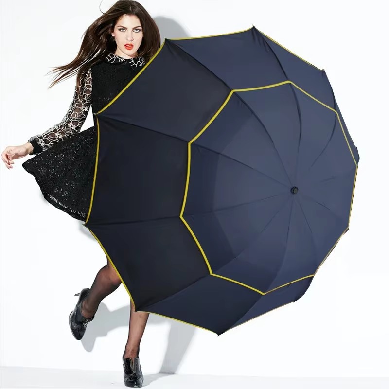 Çift Güçlü Rüzgara Dayanıklı Ş - Travel Umbrella Compact incelemesi ve fiyatı