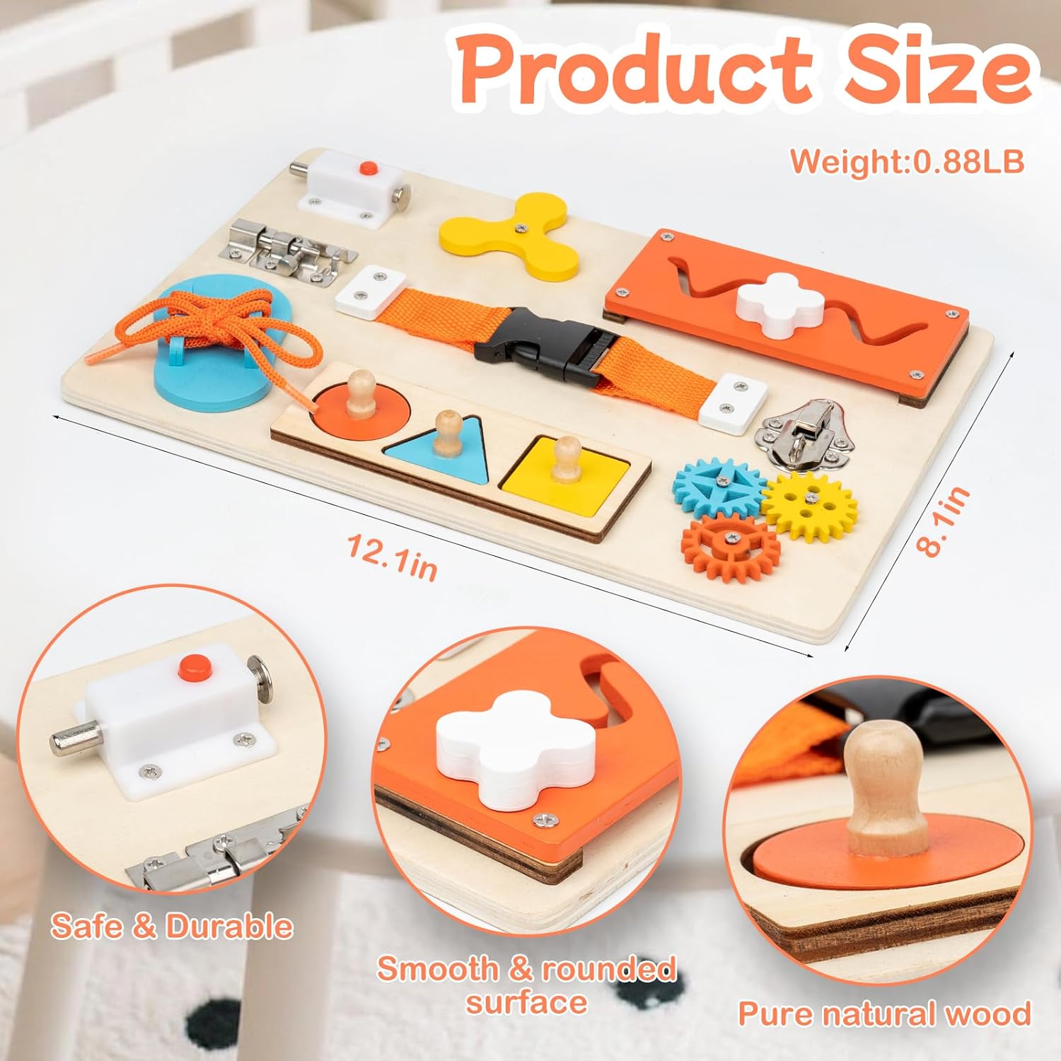 Montessori Etkinlik Panosu, Yü - Travel Accessories For Toddlers incelemesi ve fiyatı