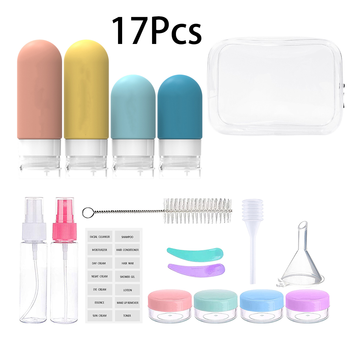 Silikondan Yapılmış 16'lı Pake - Toiletry Bag Tsa incelemesi ve fiyatı