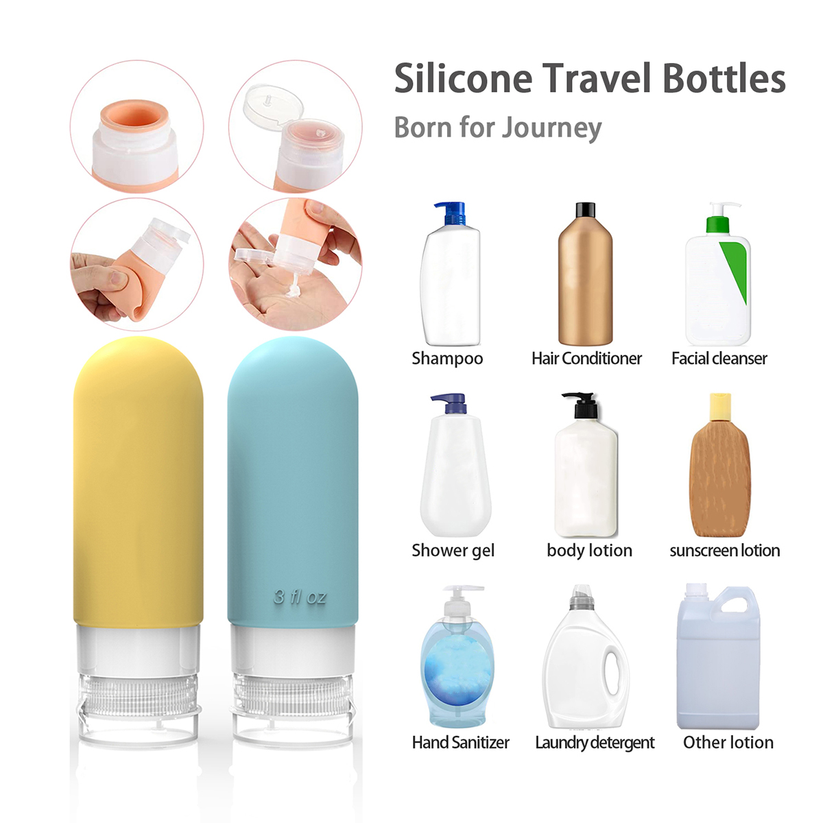 Silikondan Yapılmış 16'lı Pake - Toiletry Bag Tsa incelemesi ve fiyatı