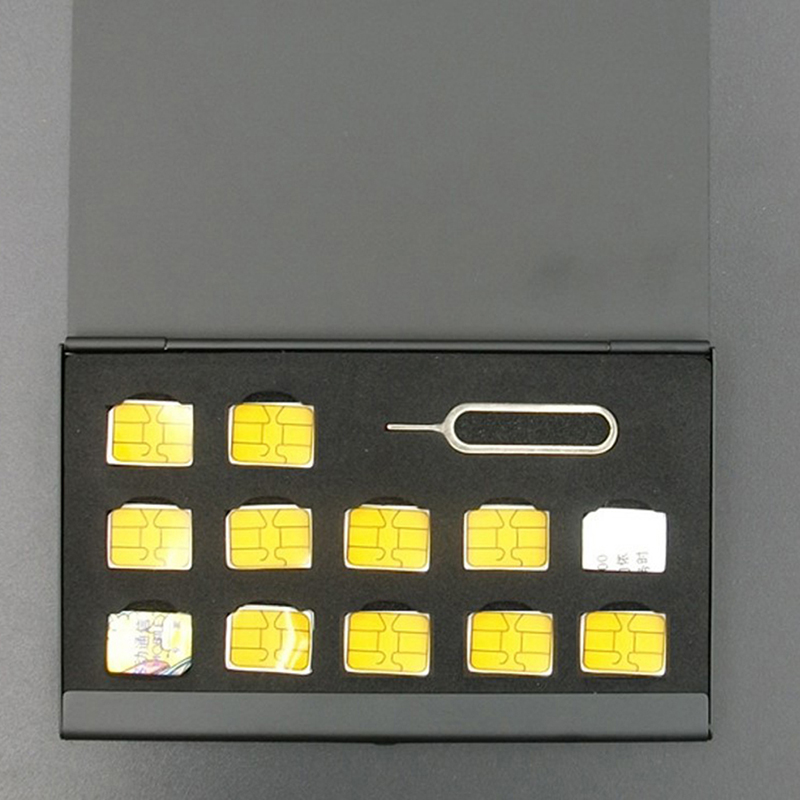 Yeni 12 Yuvalı-NANO+1 Yuvalı-K - Sim Card Holder Case incelemesi ve fiyatı