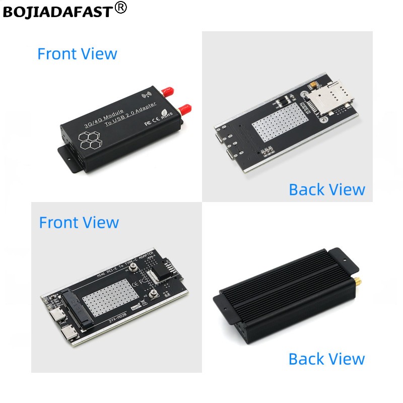 USB 2.0 Tip-A - Mini PCI-E MPC - Sim Card Holder Case incelemesi ve fiyatı