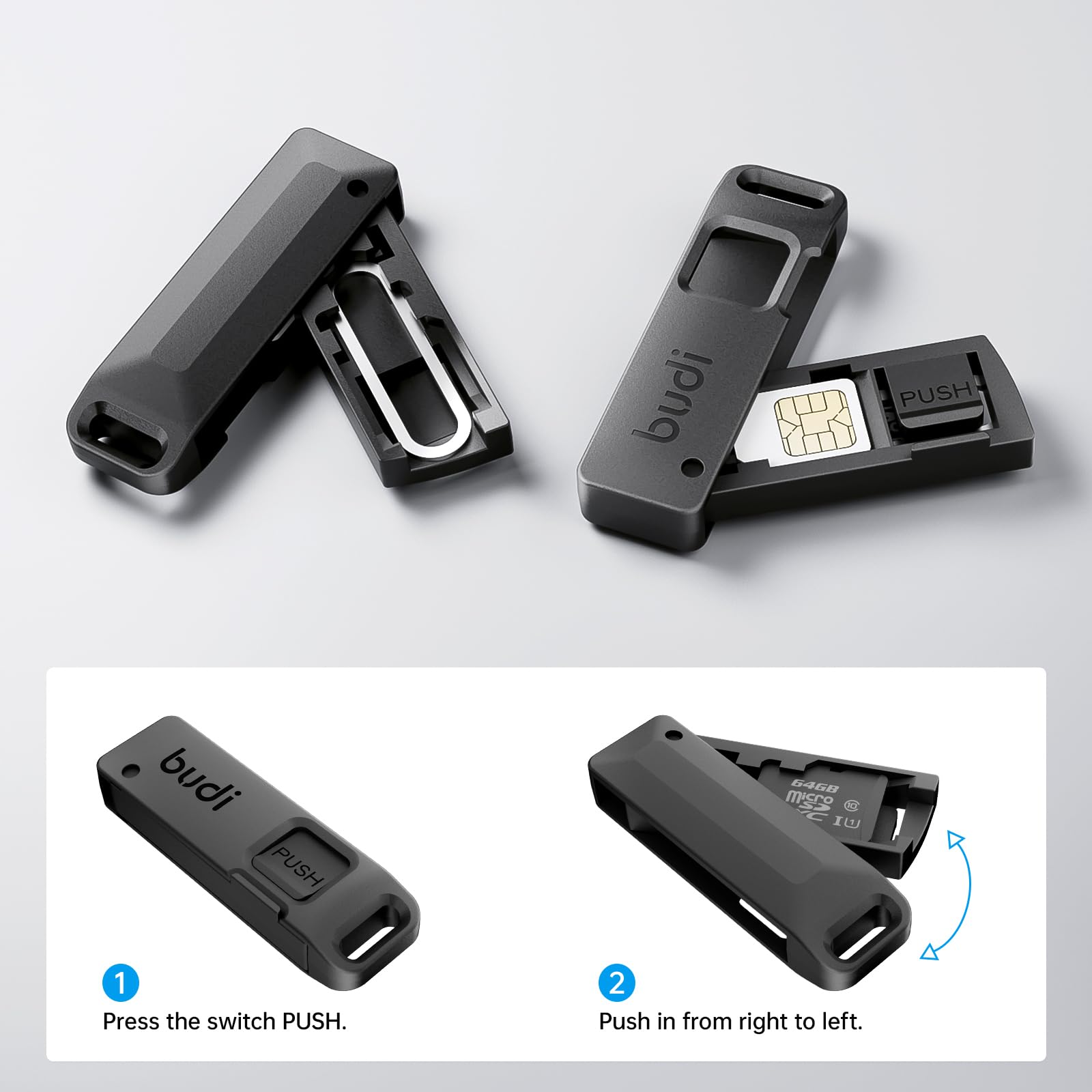 BUDI Kaybolmaz SIM Kart Çıkarm - Sim Card Holder Case incelemesi ve fiyatı