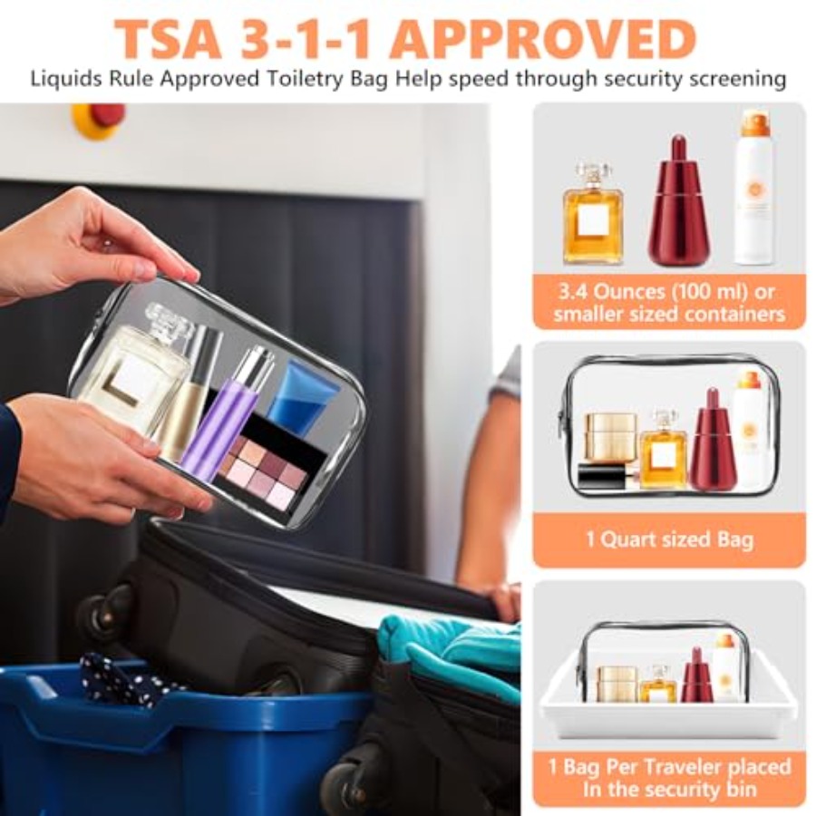 Şeffaf Makyaj Çantası, Fermuar - Toiletry Bag Tsa incelemesi ve fiyatı
